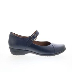 NWOB Dansko Women's Fawna Mary Jane - Navy Blue Leather Size 40 US 10
